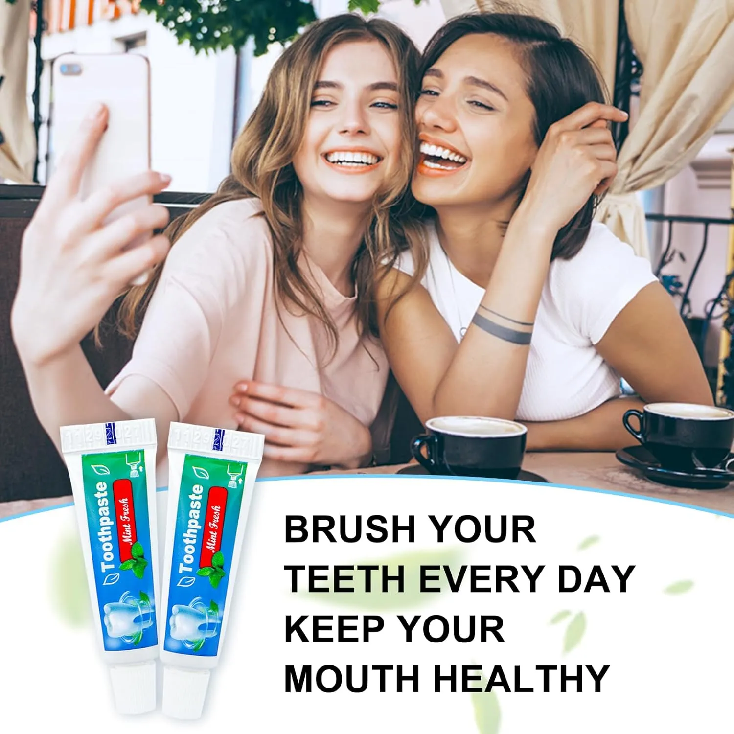 0.176 oz Bulk Travel Size Toothpaste,50 Tubes 5 Grams Extra Small Toothpaste Travel Size Bulk Mint Flavor Mini Disposable Toothpaste for Hotel,Guests,Homeless,School(Too Small,Only be Single Use)