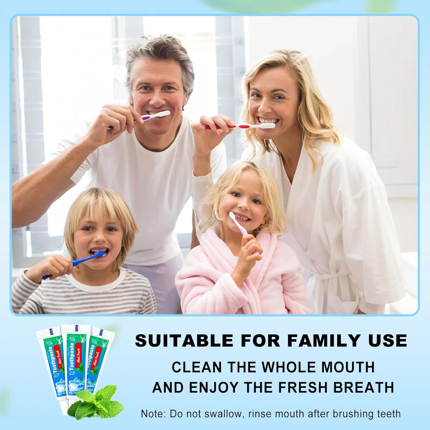 0.176 oz Bulk Travel Size Toothpaste,50 Tubes 5 Grams Extra Small Toothpaste Travel Size Bulk Mint Flavor Mini Disposable Toothpaste for Hotel,Guests,Homeless,School(Too Small,Only be Single Use)