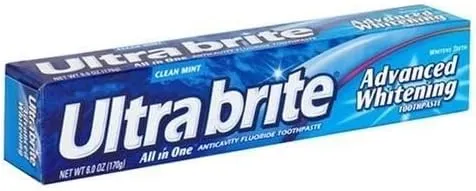 10 Ultra Brite Clean Mint Advanced Whitening Toothpaste, 6-oz. Tubes by Ultra Brite