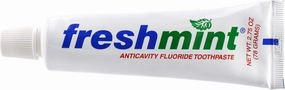 144 Tubes of Freshmint 2.75 oz. Anticavity Fluoride Toothpaste, Tubes do not Have Individual Boxes for Extra Savings