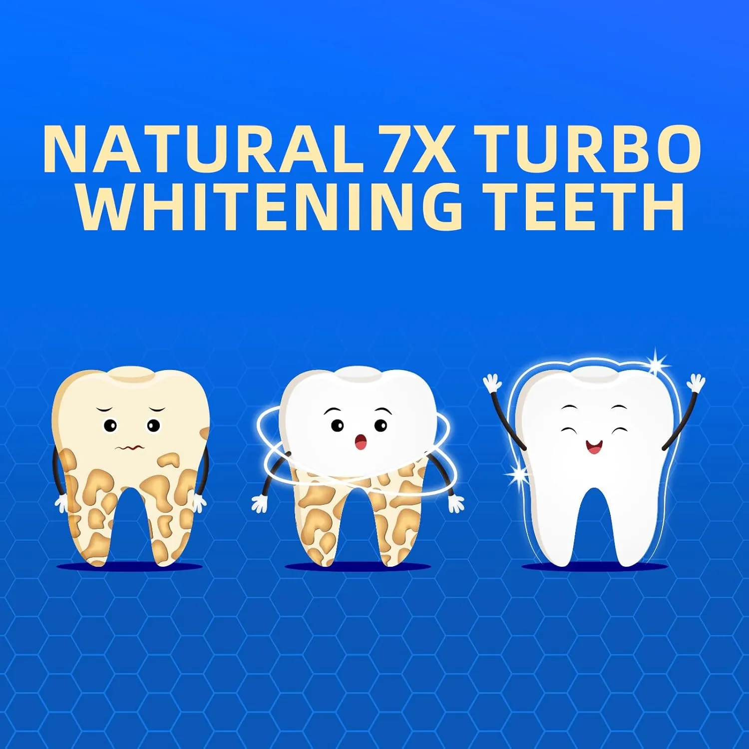 2-Pack 7X Turbo Whitening Nano Hydroxyapatite Bee Wasp Venom Toothpaste for Enamel Repair,Sensitive Relief,Anti-Gingivitis,Anti-Cavity,Anti-Plaque -150 MIN Fresh Breath
