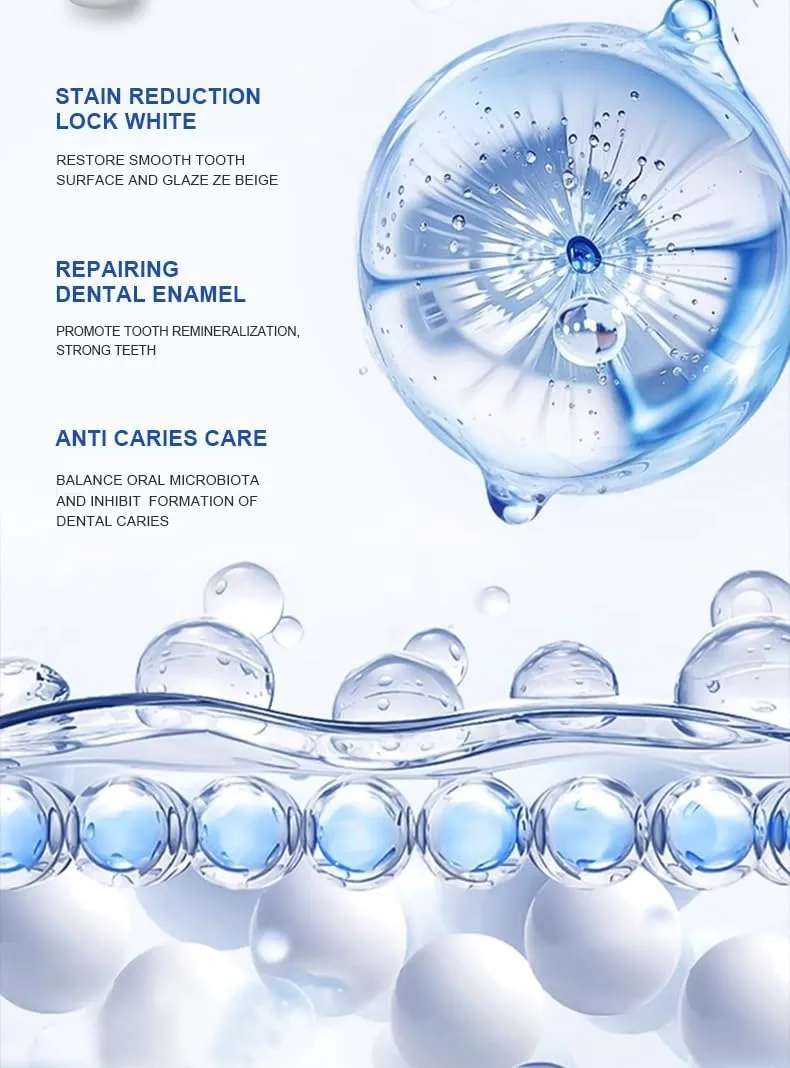 2 Pcs 7.5% Hydroxyapatite Toothpaste, Hidroxiapatita Toothpaste for Advanced Enamel Protection Gentle and Effective Formula Fresh Breath.