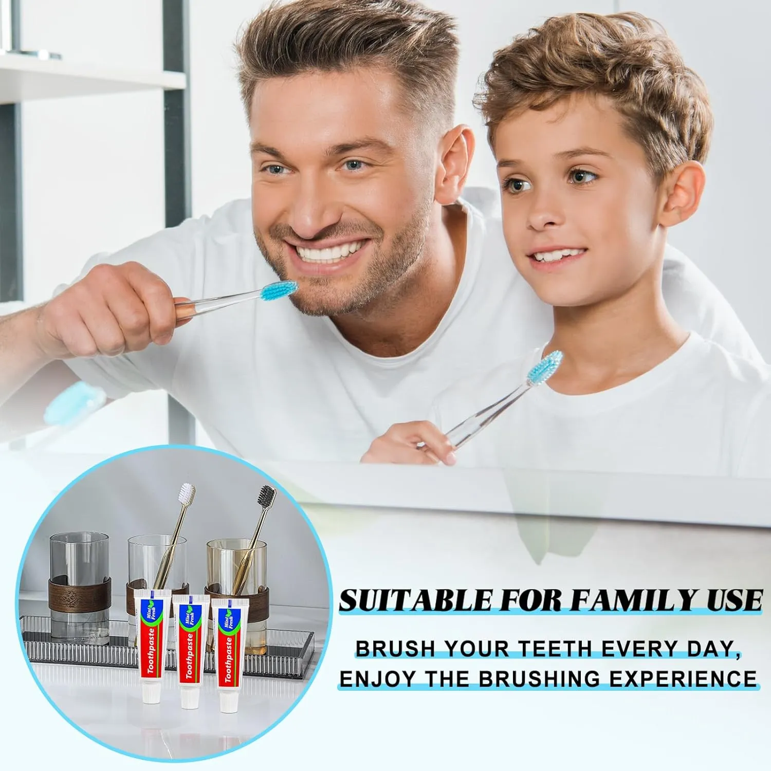 200 Tubes Travel Size Toothpast Bulk,0.88 oz/25 Grams Mint Small Disposable Toothpaste 1.3x3.9 inches Fresh Scent Bulk Toothpaste Travel Size for Hotel,Camping,Homeless,Charity,Guests