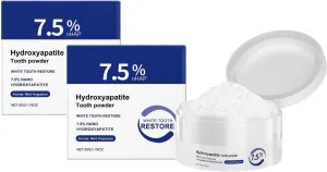 2025 Microcrystalline Hydroxyapatite Powder, Nano Hydroxyapatite Toothpaste, Teeth Restoration Mineral Powder, Deep Cleaning Care Tooth (2pcs)