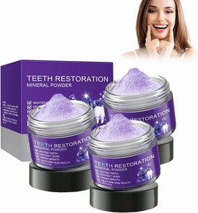 2025 Microcrystalline Hydroxyapatite Powder, Nano Hydroxyapatite Toothpaste, Teeth Restoration Mineral Powder, Deep Cleaning Care Tooth (3pcs)