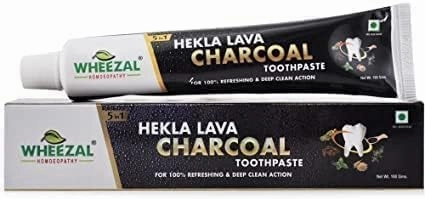 2pack Hekla Lava Freshening Charcoal Toothpaste (100g)