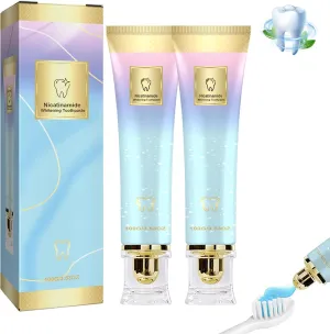 2Pcs Niacinamid Toothpast, Niacinamide Intensive Whitening Toothpaste, Complete Care Toothpaste, Repair and Protect Teeth, Remove Tooth Stains