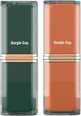 2PCS Travel Toothbrush Case Portable Toothbrush Holder Case Electric Toothbrush Holder for Toothpaste, Towels, Traveling, Camping, Business Trip and Daily Use (Green and Pink)