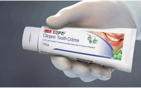 3-M Clin Pro Tooth Creme Oral Care Anticavity Toothpaste 113g (Vanilla   Mint) Anti Cavity Tooth Paste - 113G - (Pack of 2)