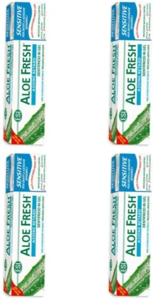 (4 Pack) - ESI - Aloe Fresh Sensitive Toothpast | 100ml | 4 Pack Bundle