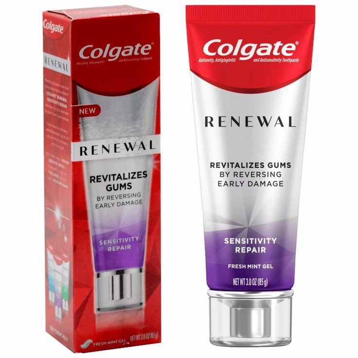 6-Pack: Colgate Renewal Sensitivity Repair Gel Toothpaste in Fresh Mint