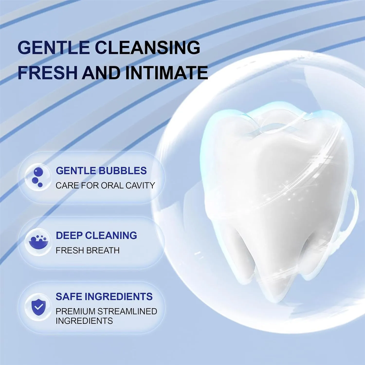 7.5% Hydroxyapatite Toothpaste for Enamel, Fluoride-Free Formula with Gentle Mint, for Sensitive Teeth, Repair and Protect Toothpaste, Long-Lasting Fresh Breath (3 PCS)