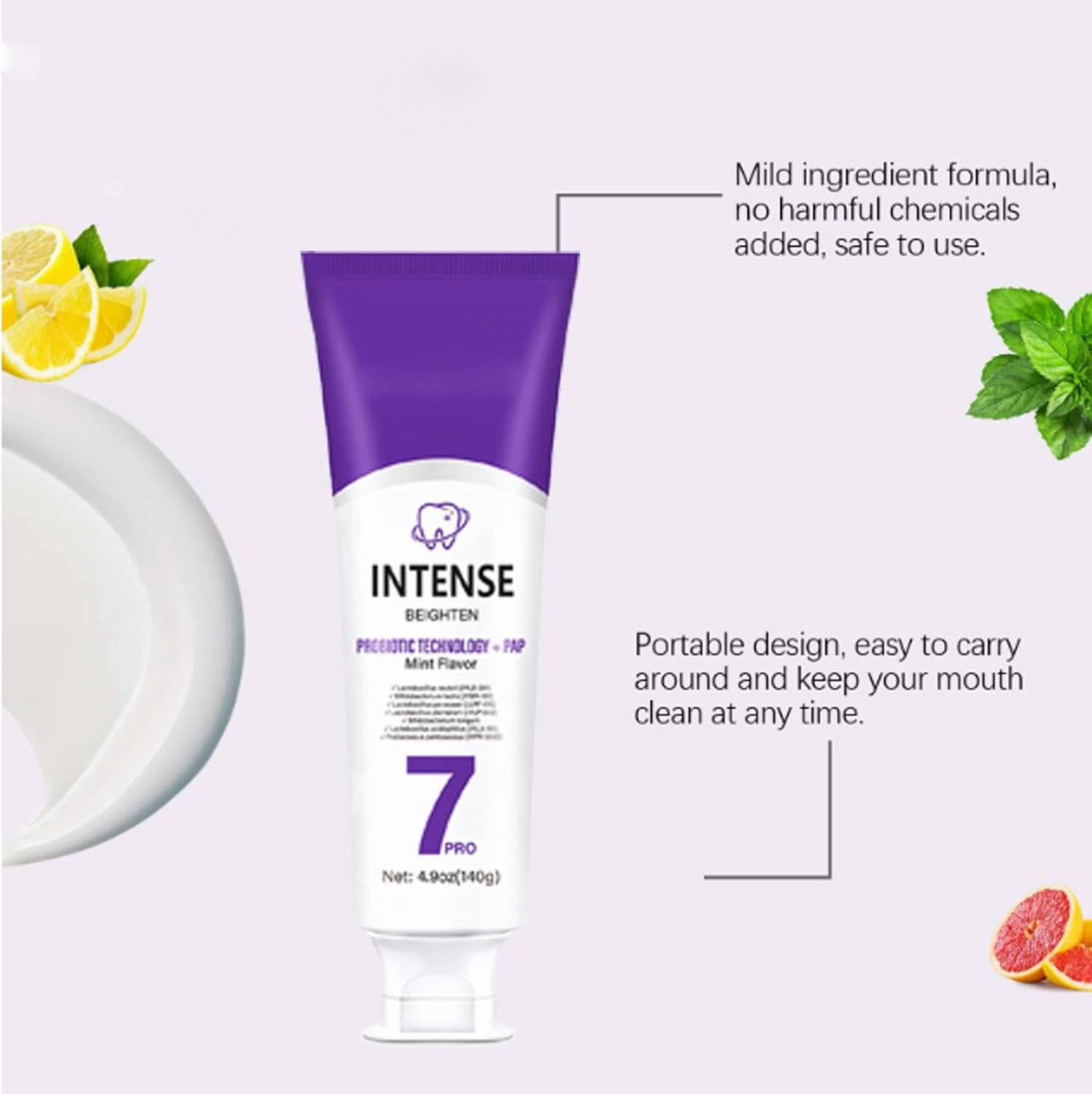 7-Pro Intensive Toothpaste, 7PRO Intense Whitening Toothpaste with 7 Probiotics for Teeth (2)