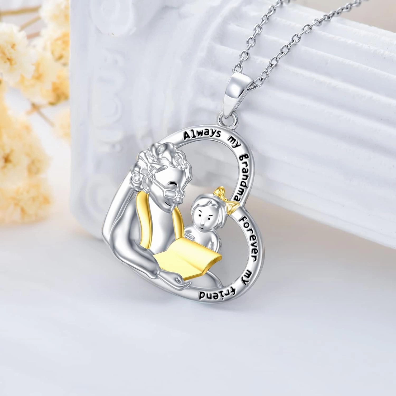 925 Sterling Silver Animal Necklace Elephant/Hummingbird/Horse/Cat/Dog/Fox/Owl Pendant Animal Jewelry Gift for Women