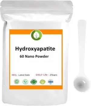 99.9% Pure Nano Hydroxyapatite Powder for DIY Toothpaste, Teeth Whitening & Soap Making 30 Grams