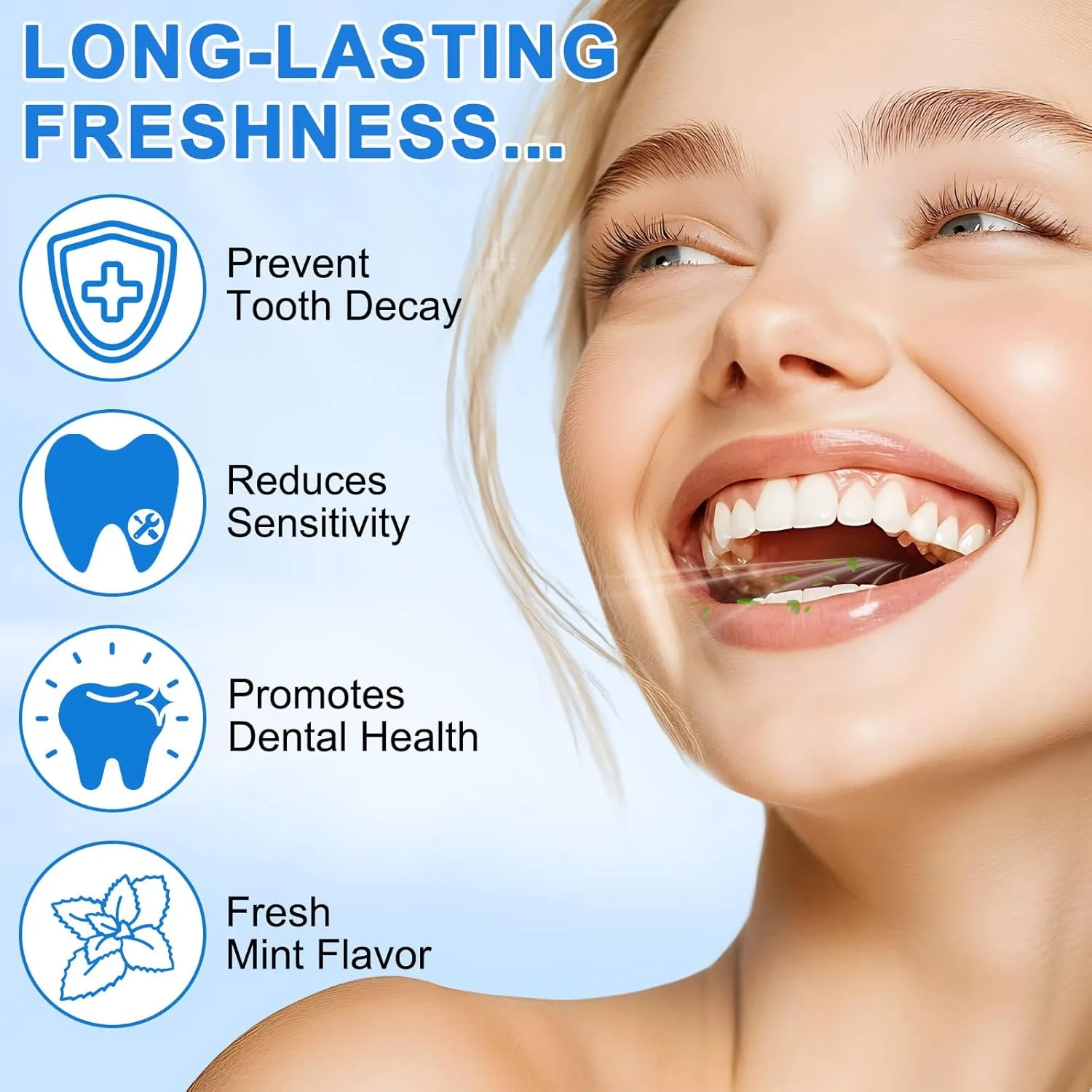 9.9%Hydroxyapatite Toothpaste for Enamel Protection and Tooth Strengthening, Hidroxiapatita Toothpaste Whittooth and Repairs Teeth, Reduces Sensitivity, Natural Peppermint Fresh Breath for Oral Health