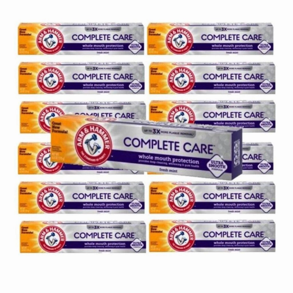 A&H Complete Care Toothpaste Fresh Mint, Whole Mouth Protection, 6.0 oz - 12 Pack