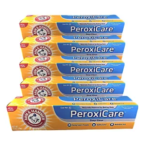 A&H Peroxicare Tart Size 6z Arm & Hammer Peroxicare Baking Soda Toothpaste & Tartar Control Fresh Mint (Pack of 5)