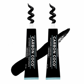 Activated Charcoal Toothpaste fluoride free - Duo Pack