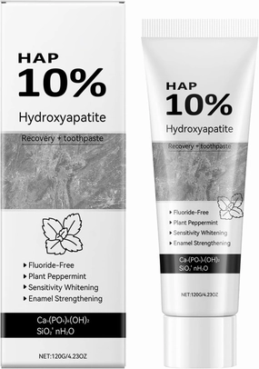 Activated Charcoal Toothpaste, Natural Whitening for Sensitive Teeth, Fluoride Free Toothpaste with Mint Freshness