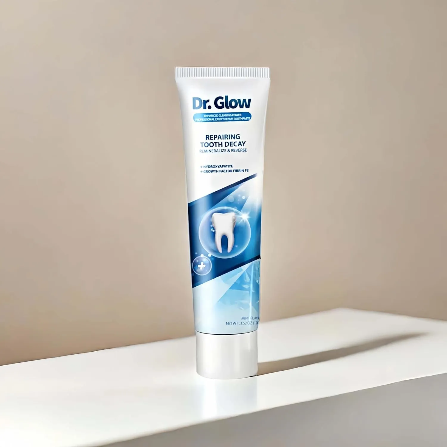 Adult Cavity Repair Toothpaste, Cavity Reversing Hydroxyapatite Toothpaste, Cavity Filler for Tooth Remineralization, Tooth Decay Treatment Repair, Enamel Repair Cavity Remover, 3.52oz X 2