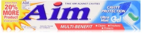 AIM TOOTHPASTE CAVITY PROTECTION 5.5 OZ (156g) Packs of 5