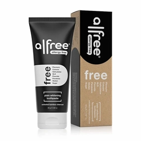 Alfree Plain Whitening Activated Bamboo Charcoal Toothpaste 80g