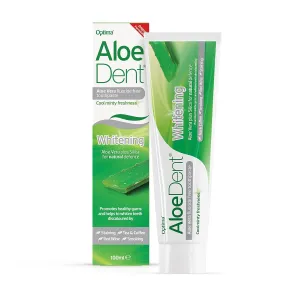 AloeDent Whitening 100 ml Aloe Vera Plus Silica Fluoride-Free Toothpaste - Pack of 3