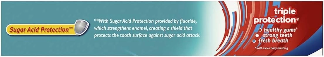Aquafresh Cavity Protection Fluoride Toothpaste, Cool Mint 5.6 oz (Pack of 5)