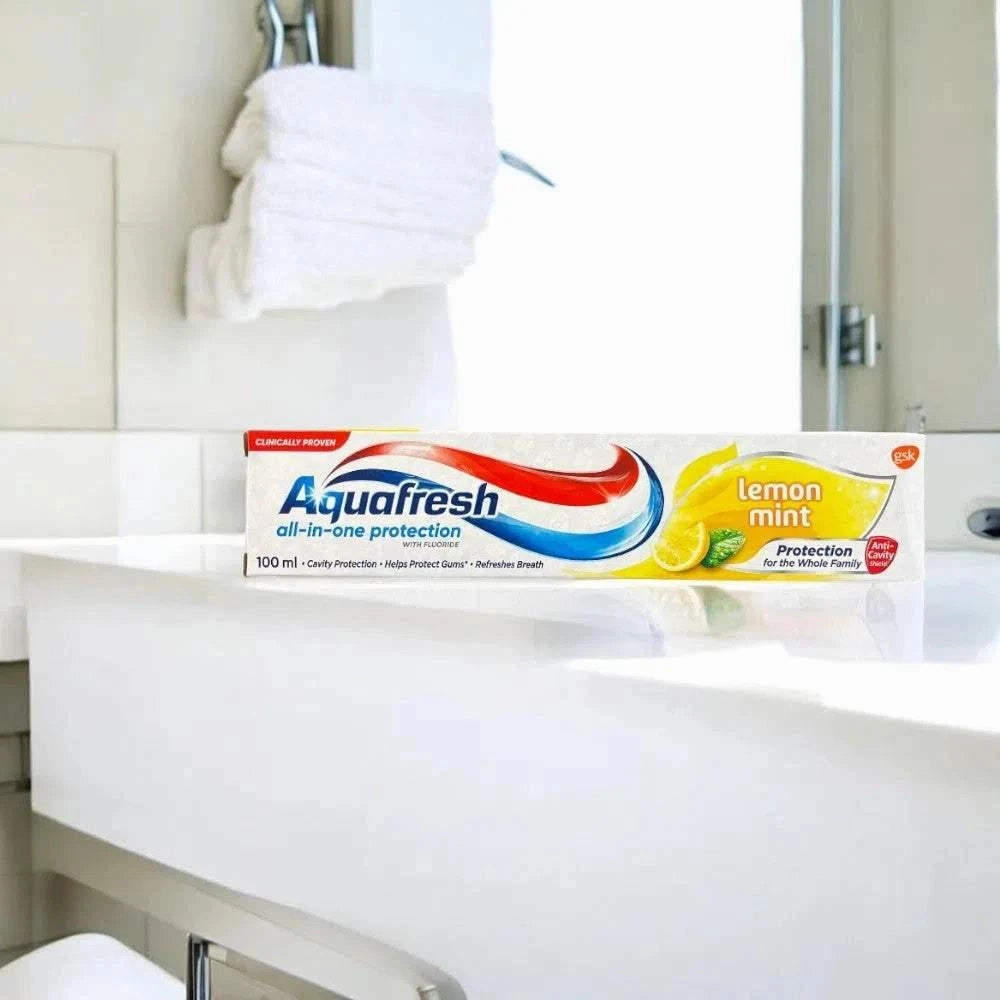 Aquafresh Toothpaste Lemon Mint - 100ml