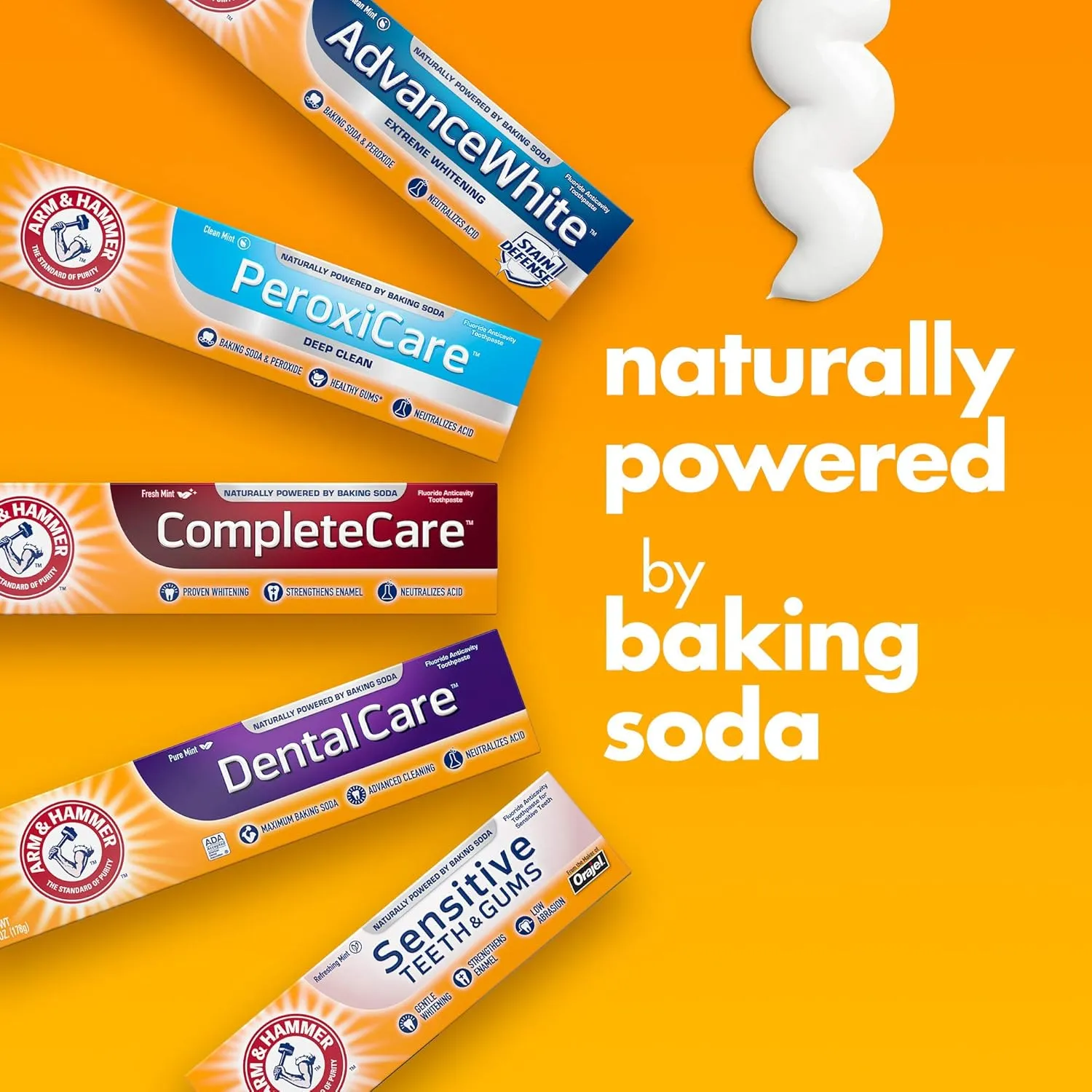 ARM & HAMMER Peroxicare Toothpaste – Clean Mint- Fluoride Toothpaste , 6 Ounce (Pack of 6)