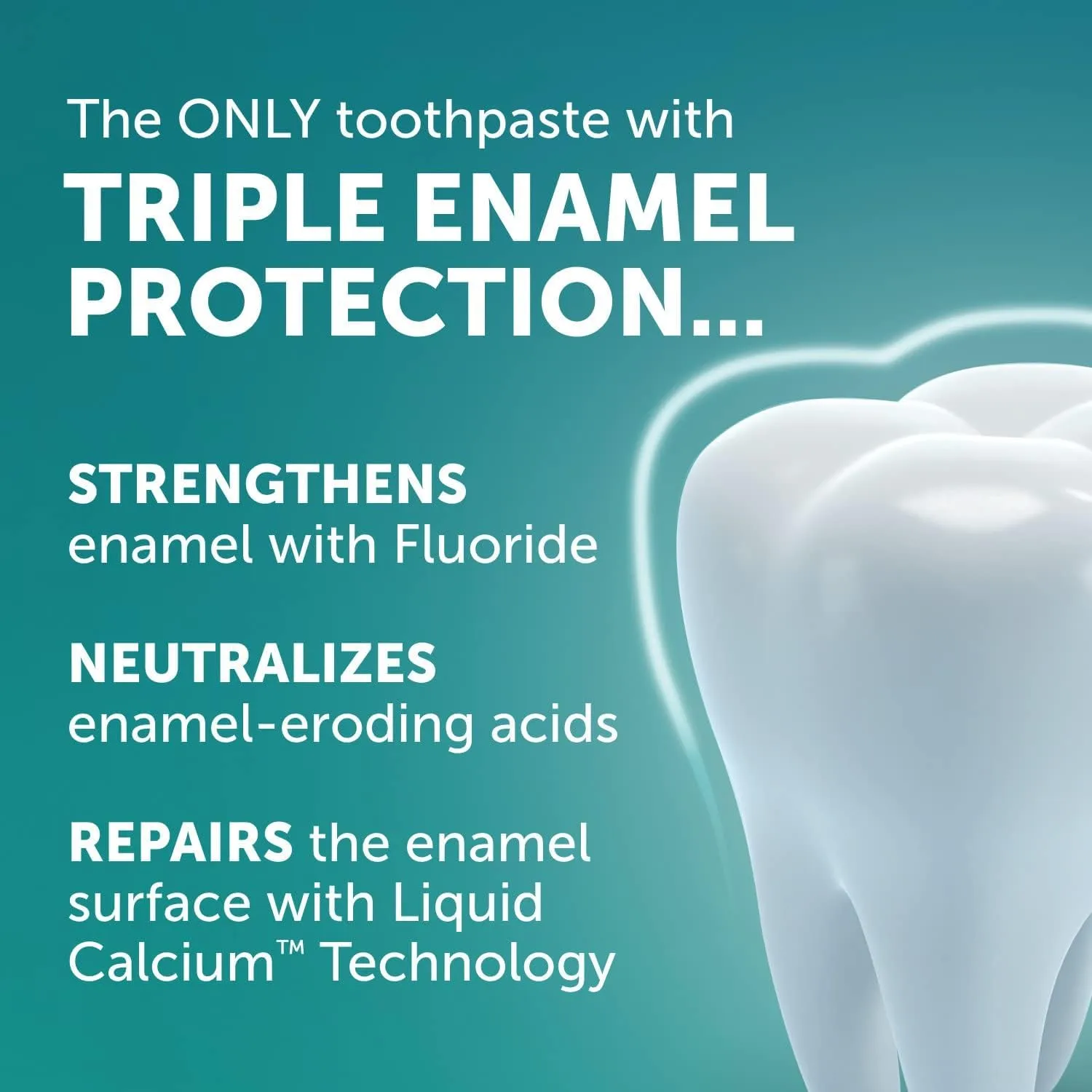 ARM & HAMMER Truly Radiant Whitening & Enamel Strengthening Fluoride Toothpaste, Fresh Mint, 4.3 oz (Pack of 5)