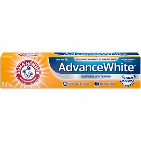 Arm & Hammer Advance White Extreme Whitening Toothpaste Clean Mint - 6 Oz- Pack of 9