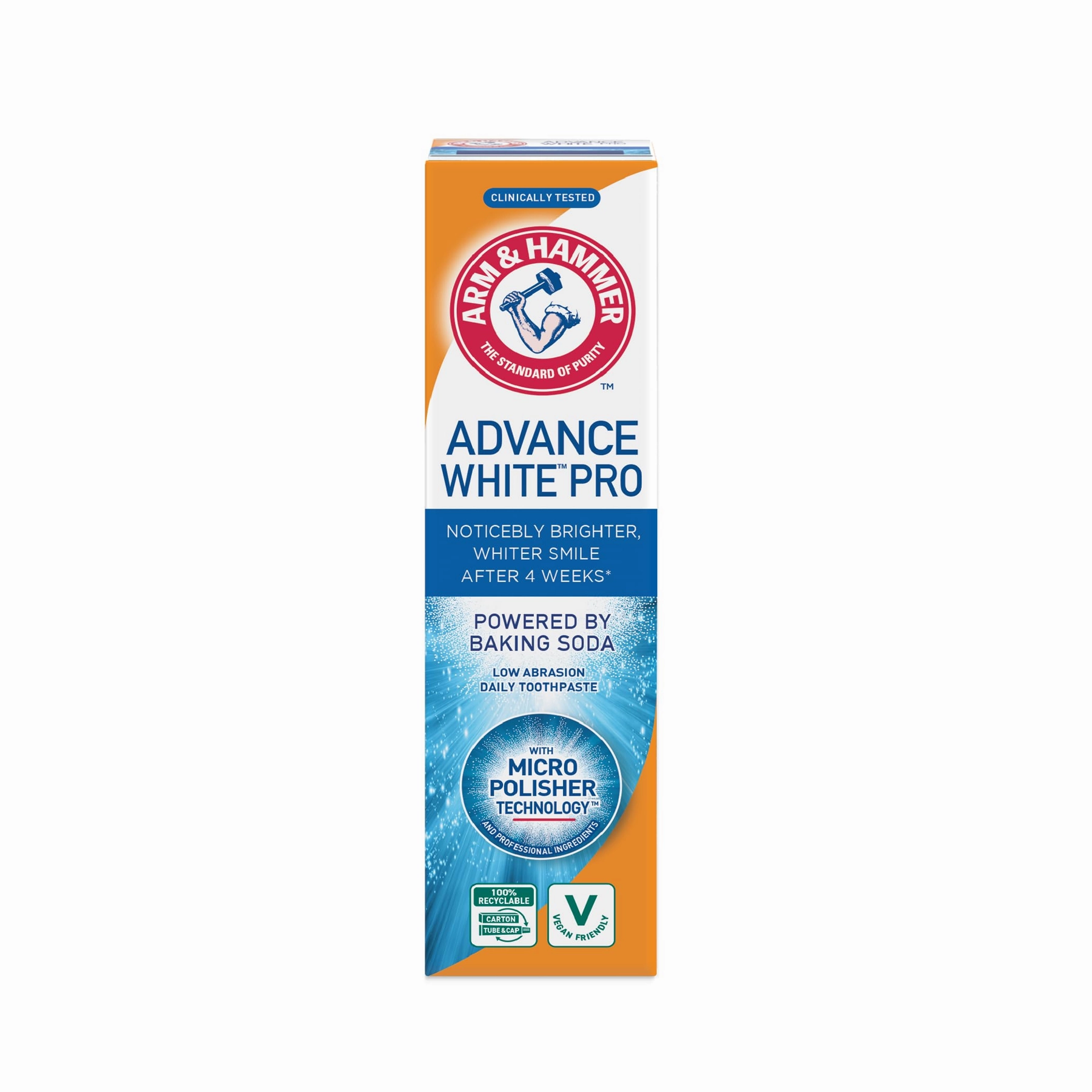 Arm and Hammer Advanced White Pro Toothpaste  - 75ml