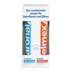 Aronal   Elmex - Day and Night Toothpaste