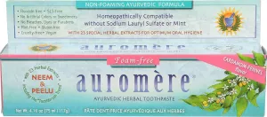Auromere Foam Free Cardamom Fennel Toothpaste (5 Pack) 5