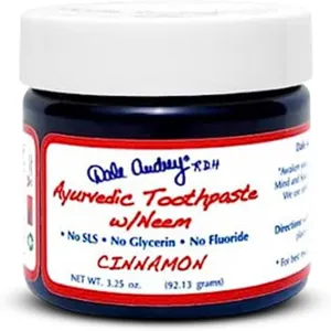 Ayurvedic Mineralizing Tooth Paste for Sensitive Teeth | Organic Refreshing Cinnamon Flavor for Teeth Whitening & Fresh Breath | Enamel Repair Vegan Toothpaste, Ayurvedic Non-Toxic Toothpaste-3.25 Oz