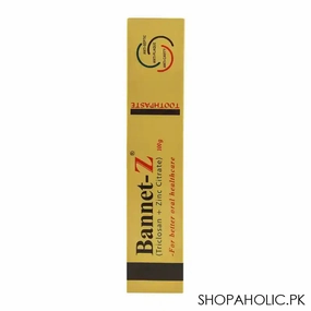 Bannet-Z Toothpaste, Anti-Septic, Anti-Plaque, Anti-Cavity, 100g