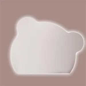 Bathroom Mirror, Modern Anti-Fog Makeup Mirror Dimmable Smart with Touch Switch for Home Decoration(A,70 * 85CM)