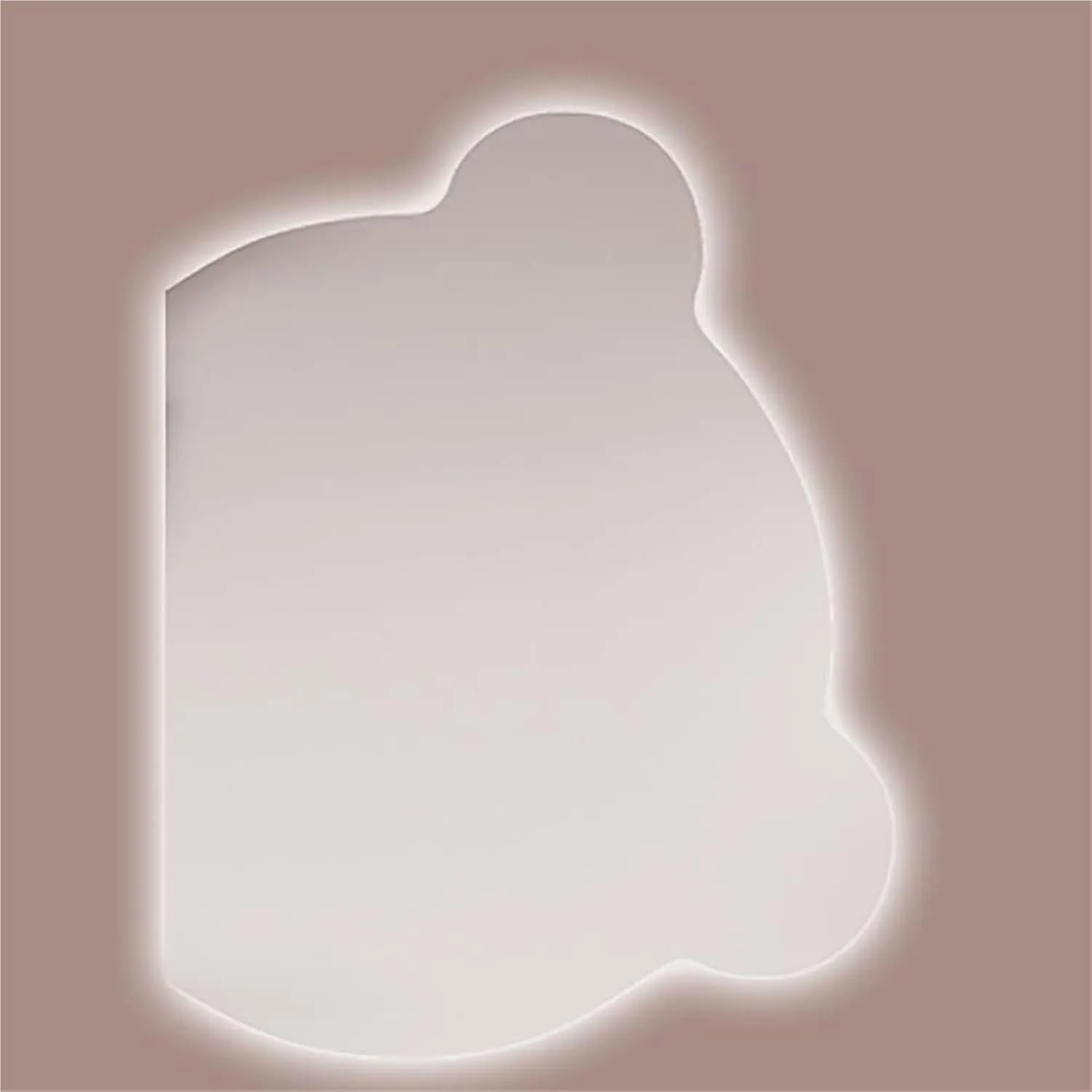Bathroom Mirror, Modern Anti-Fog Makeup Mirror Dimmable Smart with Touch Switch for Home Decoration(C,60 * 75CM)