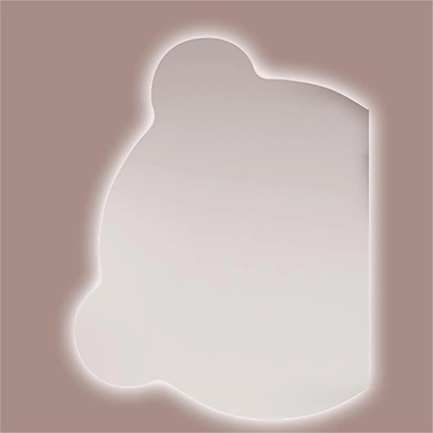 Bathroom Mirror, Modern Anti-Fog Makeup Mirror Dimmable Smart with Touch Switch for Home Decoration(D,80 * 95CM)
