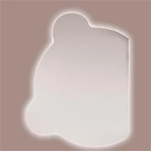 Bathroom Mirror, Modern Anti-Fog Makeup Mirror Dimmable Smart with Touch Switch for Home Decoration(D,80 * 95CM)