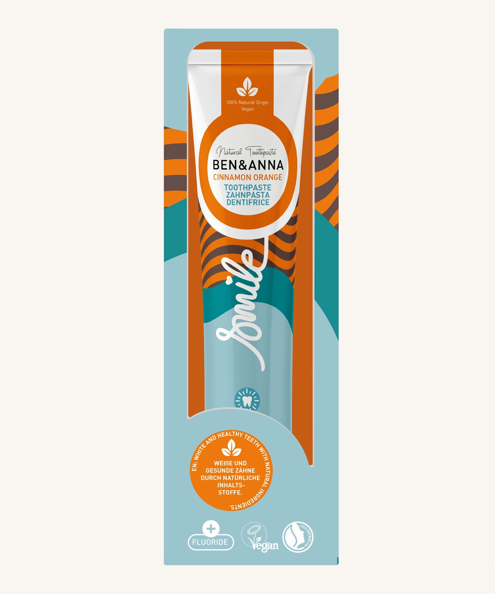 Ben & Anna Fluoride Toothpaste - Cinnamon Orange