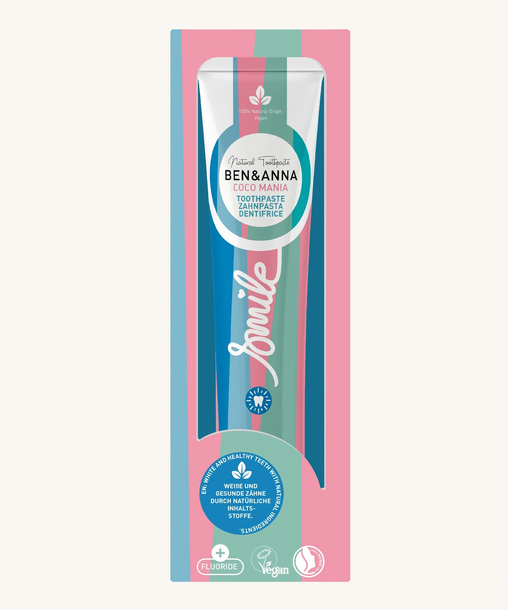 Ben & Anna Fluoride Toothpaste - Coco Mania