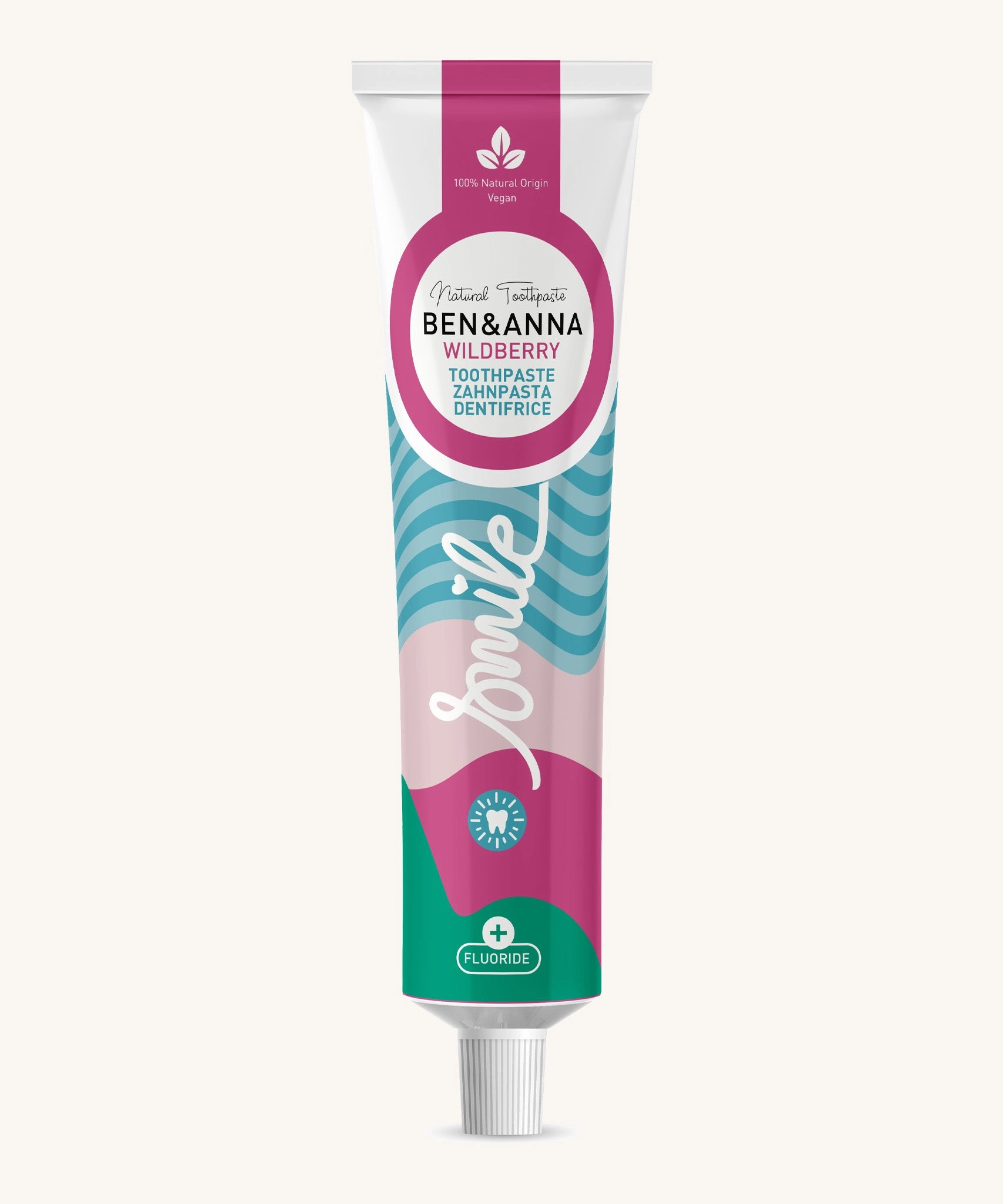 Ben & Anna Fluoride Toothpaste - Wild Berry