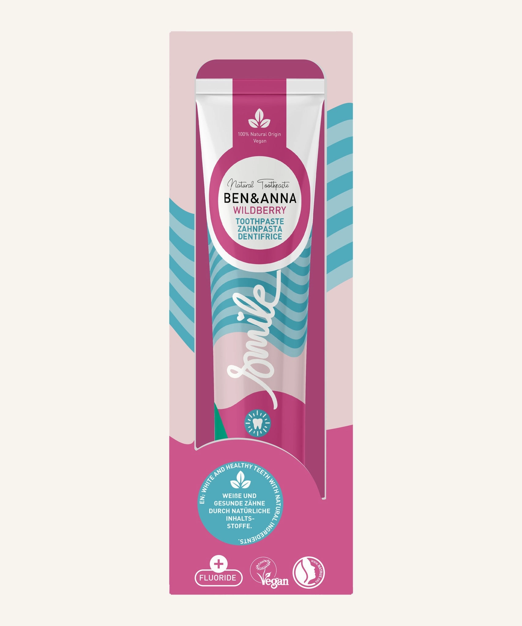 Ben & Anna Fluoride Toothpaste - Wild Berry