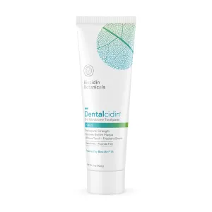 Biocidin Dentalcidin Fluoride Free Teeth Whitening Toothpaste for Adults & Children 2  - Plant-Based Toothpaste - Promote a Healthy Oral Microbiome, Remove Biofilm Plaque (3 Oz)