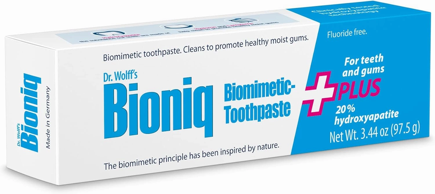Bioniq Plus Biomimetic Toothpaste with 20 Percent Hydroxyapatite for Teeth and Gums I Clinically Tested I 3.44 oz (Pack of 3)