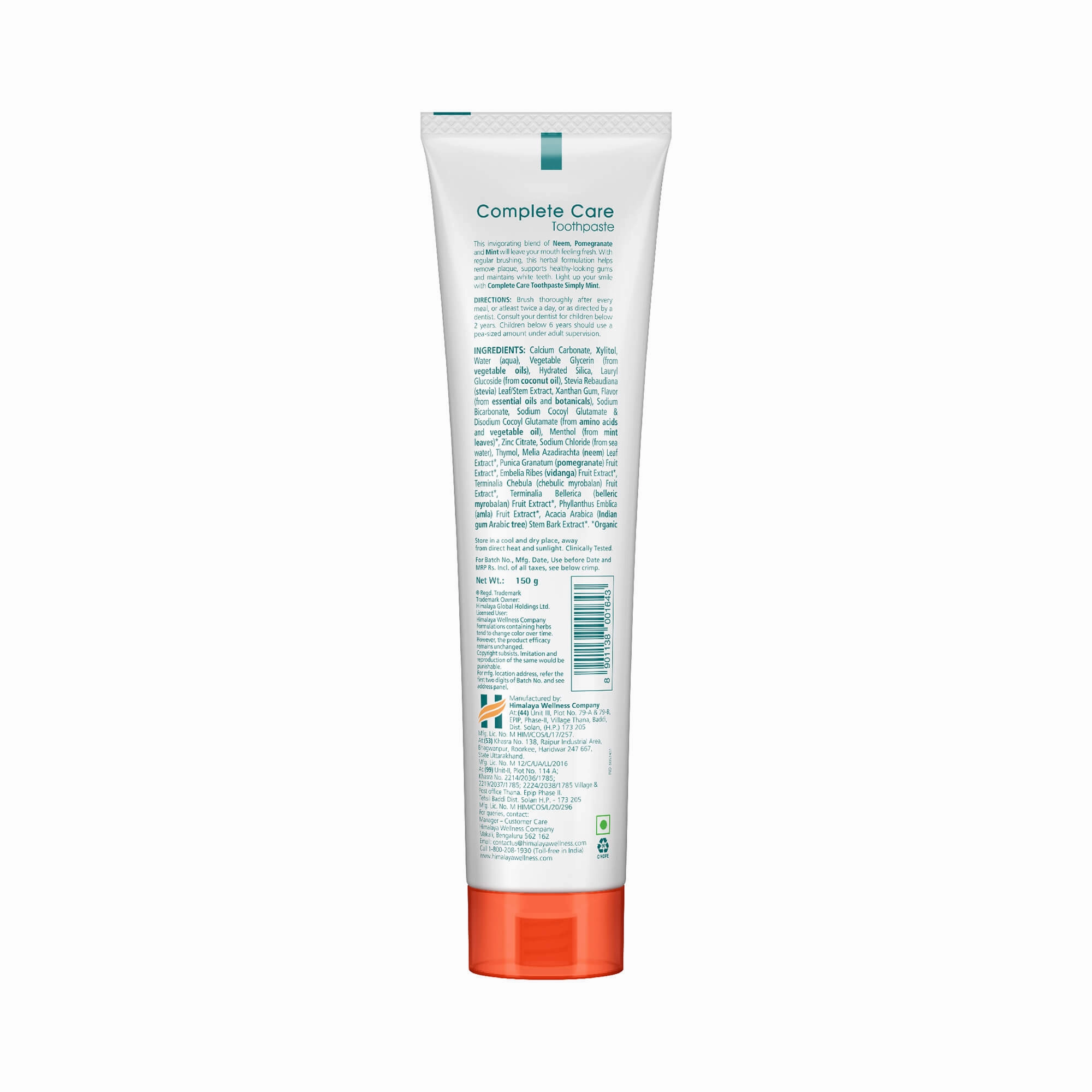 BOTANIQUE Complete Care Toothpaste (Simply Mint)