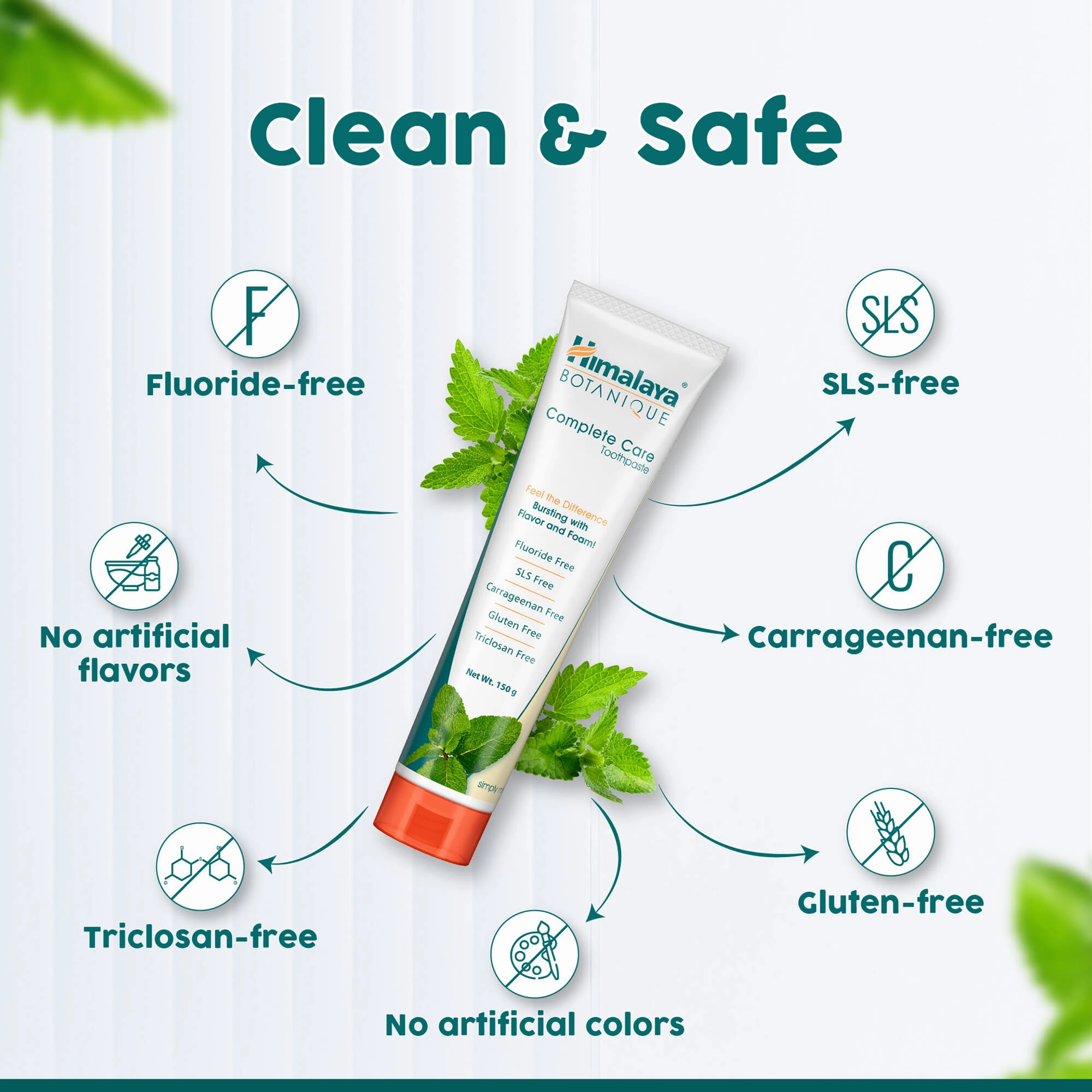 BOTANIQUE Complete Care Toothpaste (Simply Mint)